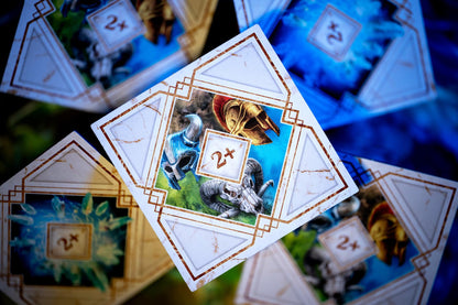 Lucky Duck Games Divinus Board Game - Become a Demigod in a Campaign of Greek vs. Norse Gods! Legacy Tile-Laying Strategy Game for Kids & Adults, Ages 10+, 2-4 Players, 45-60 Min Playtime 6