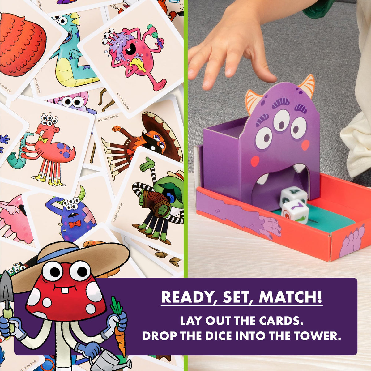 Monster Match Board Game by Exploding Kittens 3