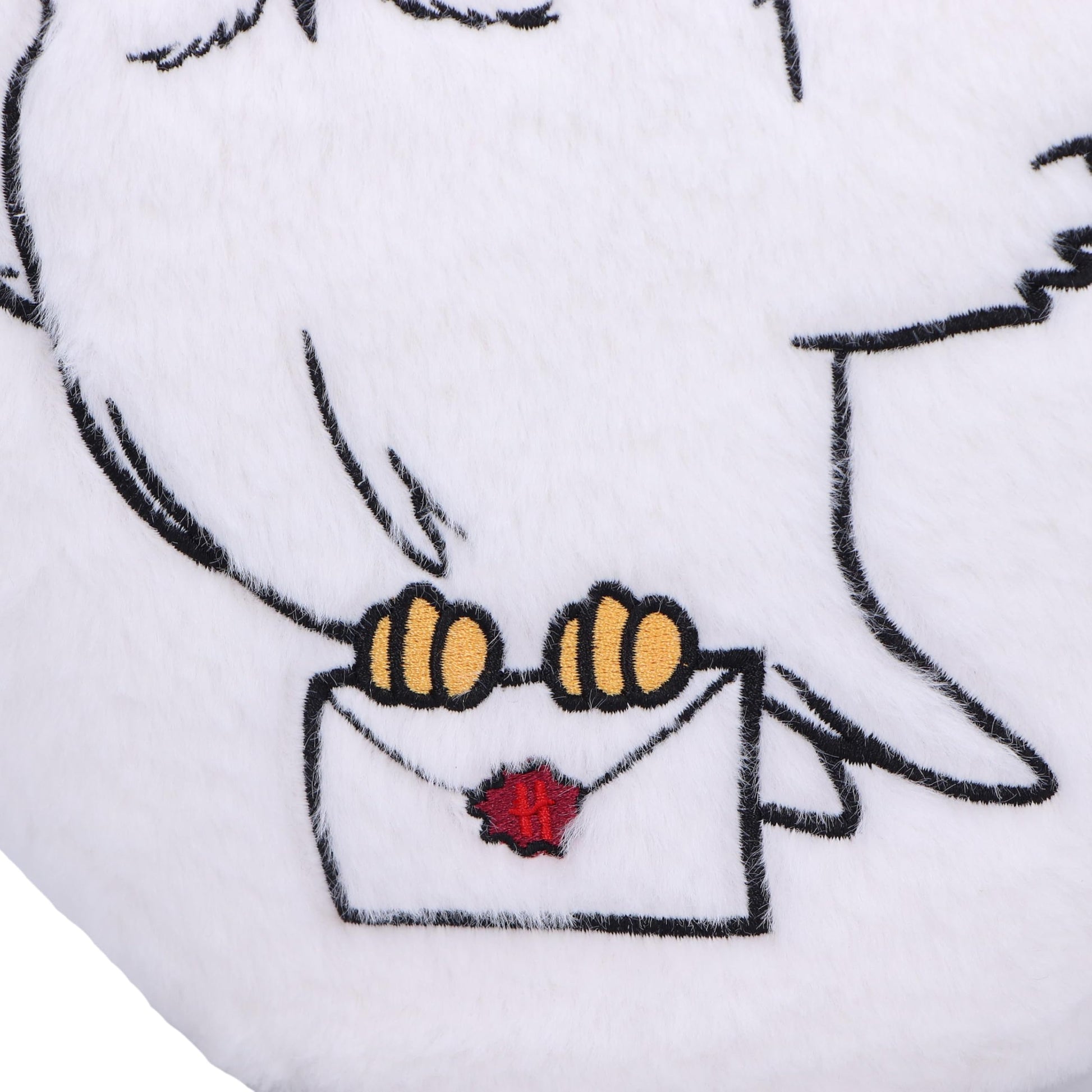 Harry Potter White Fluffy Hedwig Owl Cushion 40cm 4