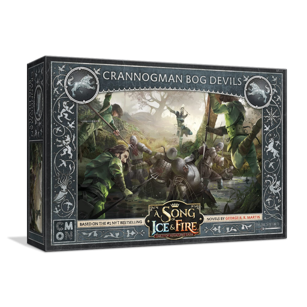 CMON A Song of Ice and Fire Tabletop Miniatures Game Crannogmen Bog Devils Unit Box - Unleash Stealthy and Deadly Fighters! Strategy Game for Adults, Ages 14+, 2+ Players, 45-60 Min Playtime, CMON 1