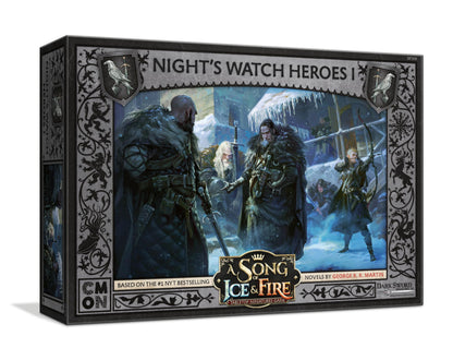 CMON A Song of Ice and Fire Tabletop Miniatures Game Night's Watch Heroes I Box Set - Command The Defenders of The Wall! Strategy Game for Adults, Ages 14+, 2+ Players, 45-60 Minute Playtime, Made 1