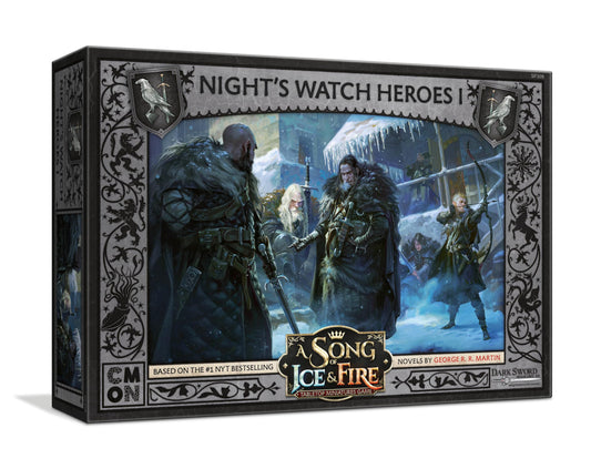 CMON A Song of Ice and Fire Tabletop Miniatures Game Night's Watch Heroes I Box Set - Command The Defenders of The Wall! Strategy Game for Adults, Ages 14+, 2+ Players, 45-60 Minute Playtime, Made 1