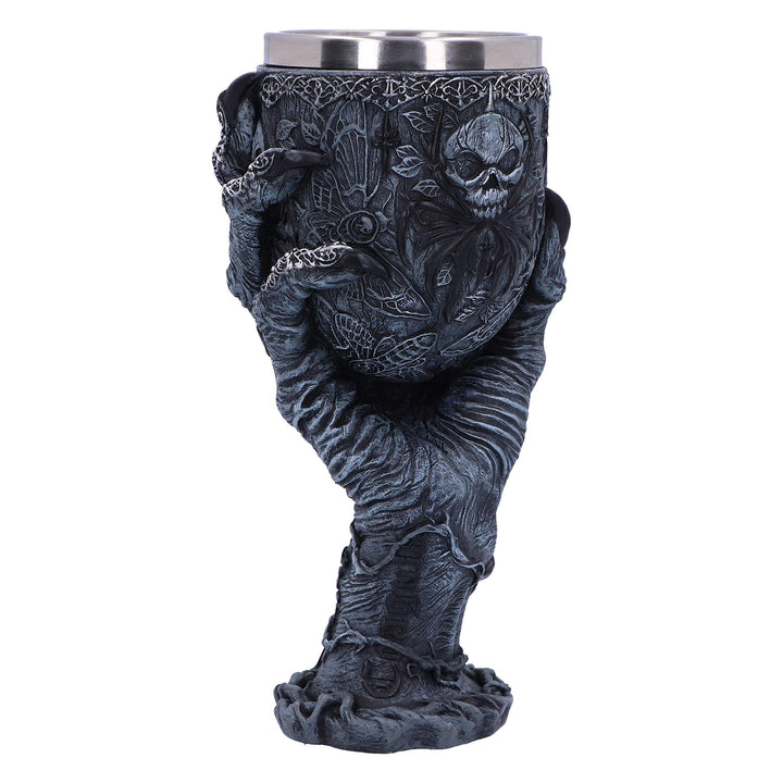 Baphomets Grasp Horror Hand Goblet Glass 18cm