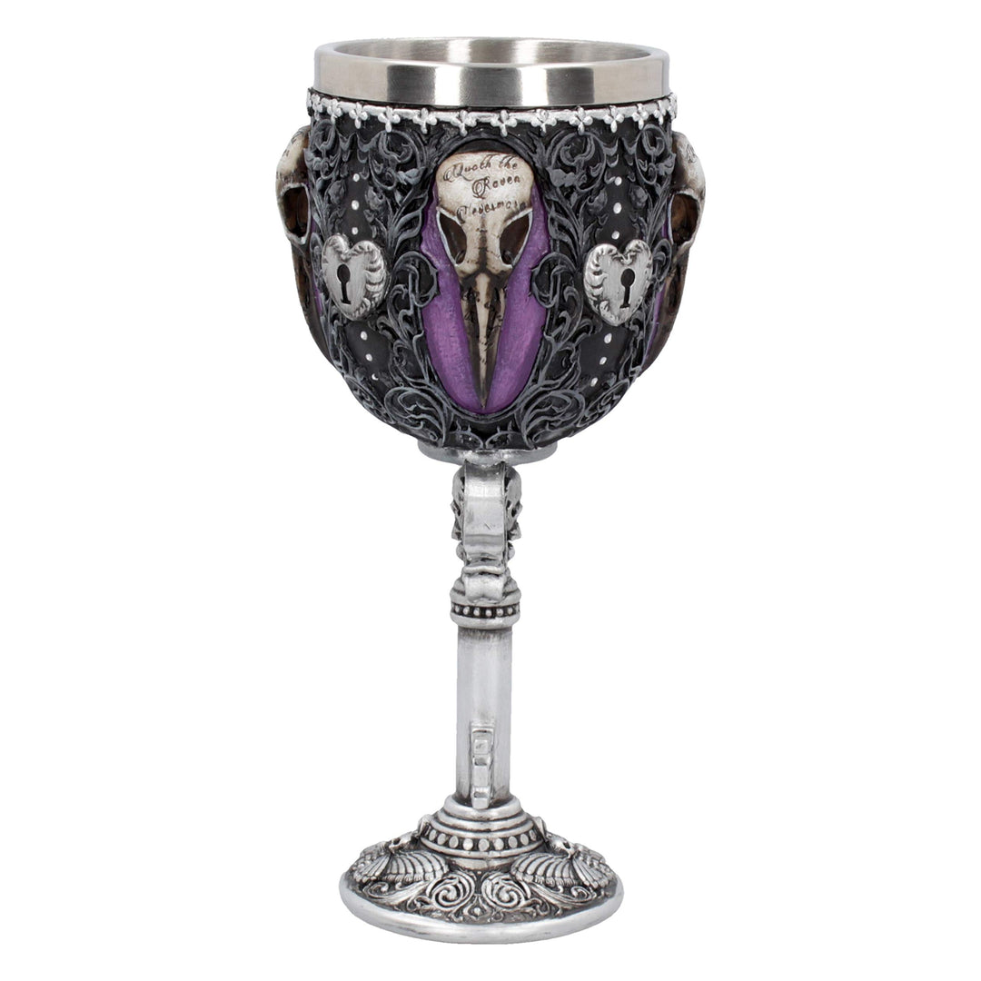 Edgar Allen Poe Nevermore Raven Goblet Edgars 18cm