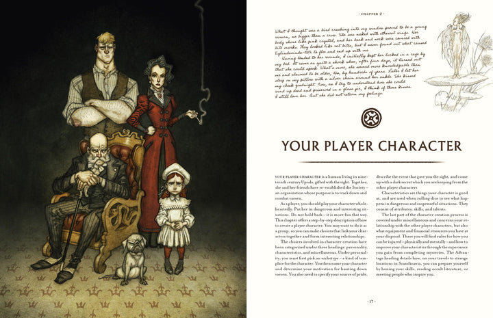 Free League Publishing Vaesen Roleplaying Game Core Rulebook, Gothic Nordic Horror RPG Hardback, Full Color, Tabletop Board Game for Adults, Family, Teens 14+