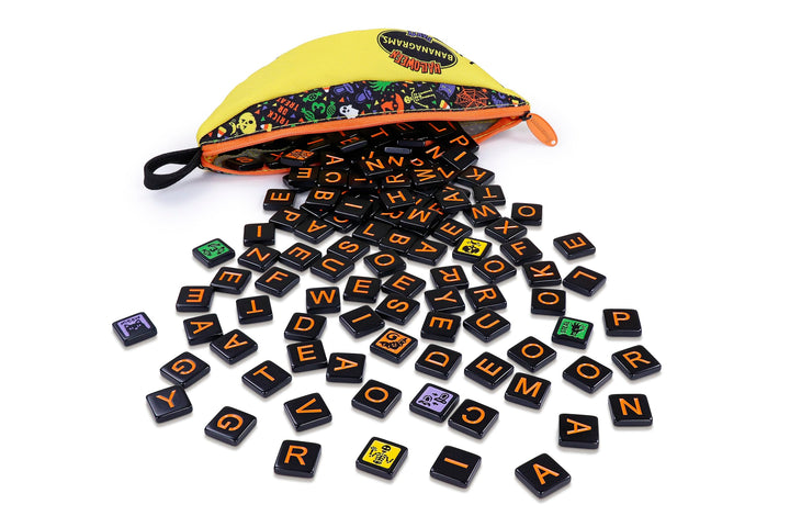 BANANAGRAMS | Halloween Party | Family Tile Game | Ages 10+ | 2-8 Players | 30 Minutes Playing Time