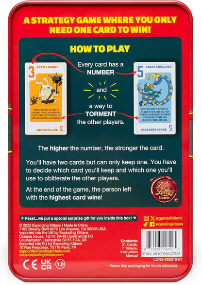 Power Hungry Pets Tin Version Card Game