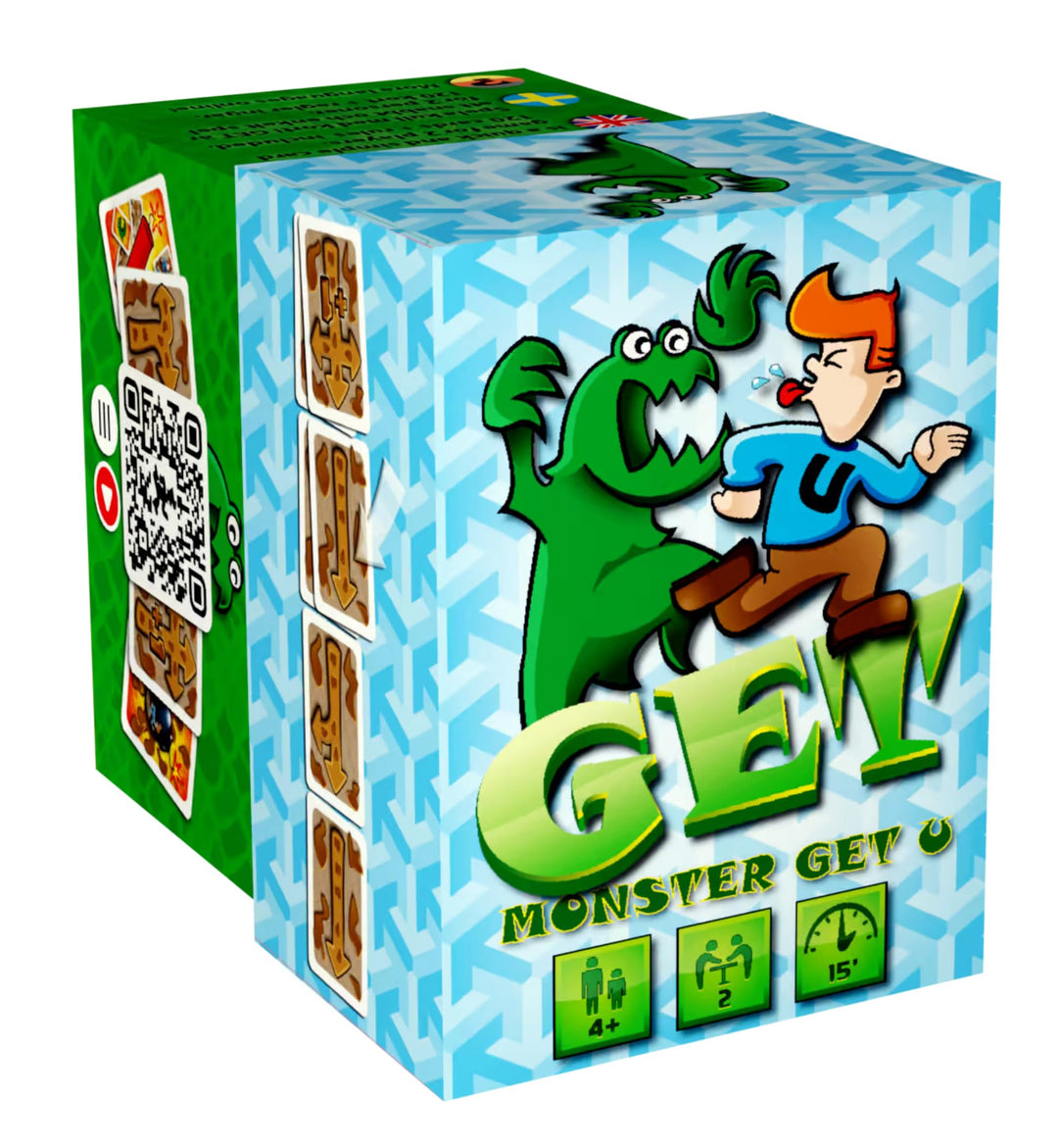 Fryx Games GET Monster Get U - Family Game - for 2 Players and Ages 4+