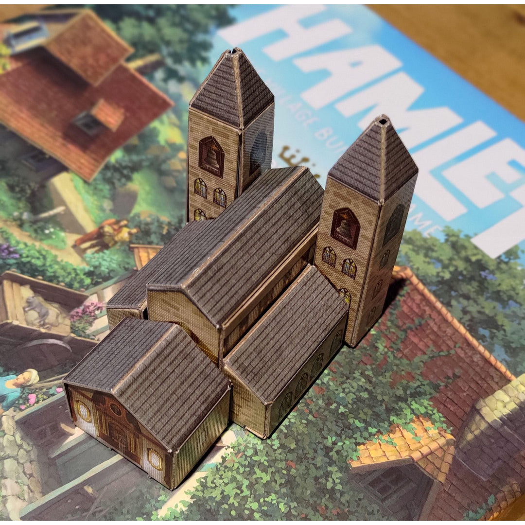 Mighty Boards: Hamlet: The Village Building Game - Competitive Tile Placement Board Game, Building Game, Ages 10+, 1-4 Players, 25 Min Per Player