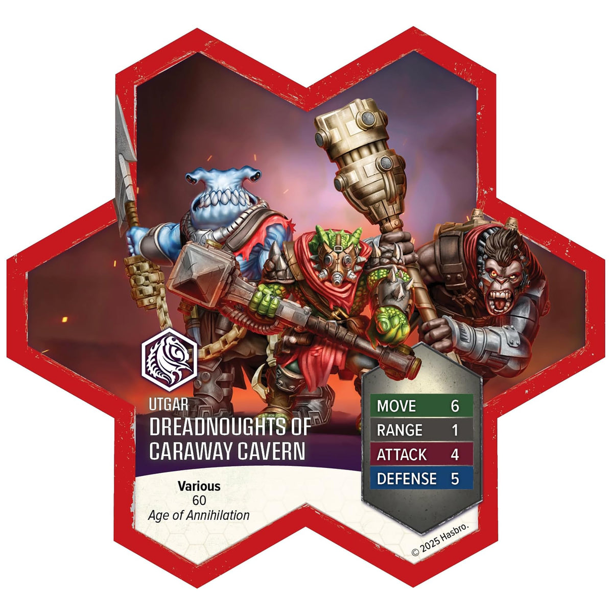 Heroscape Crimson Widow and Dreadnoughts of Caraway Cavern Army Expansion Board Game by Renegade Studio 5