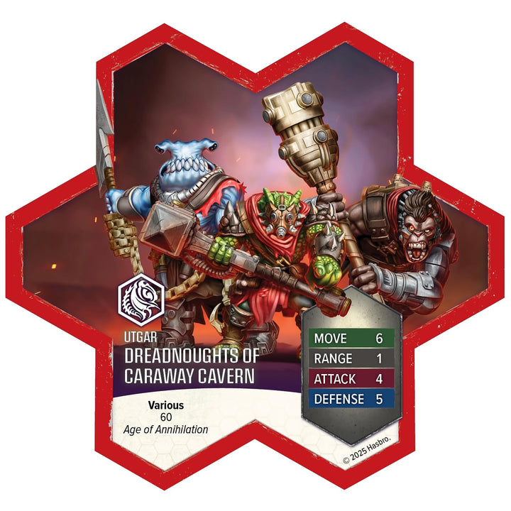 Heroscape: Crimson Widow and Dreadnoughts of Caraway Cavern Army Expansion 5