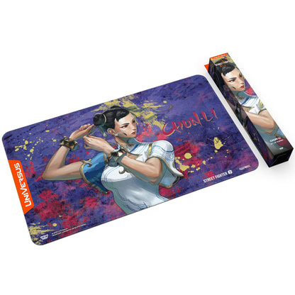 UVS Street Fighter 6 Challenger Series Playmat Chun Li Trading Card Game by UniVersus 3
