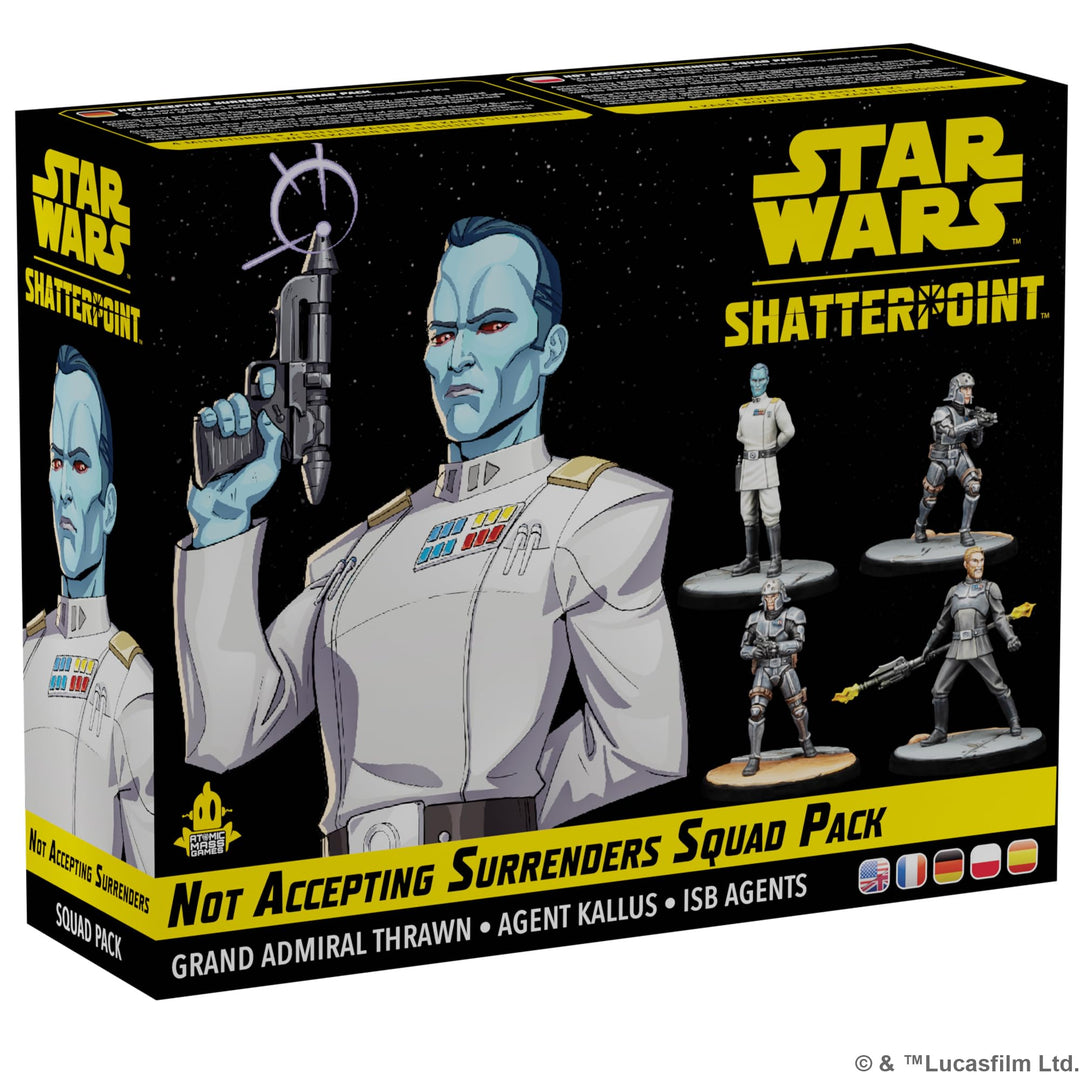 Atomic Mass Games Star Wars Shatterpoint Not Accepting Surrenders Squad Pack - Tabletop Miniatures Game, Strategy Game for Kids and Adults, Ages 14+, 2 Players, 90 Minute Playtime, Made