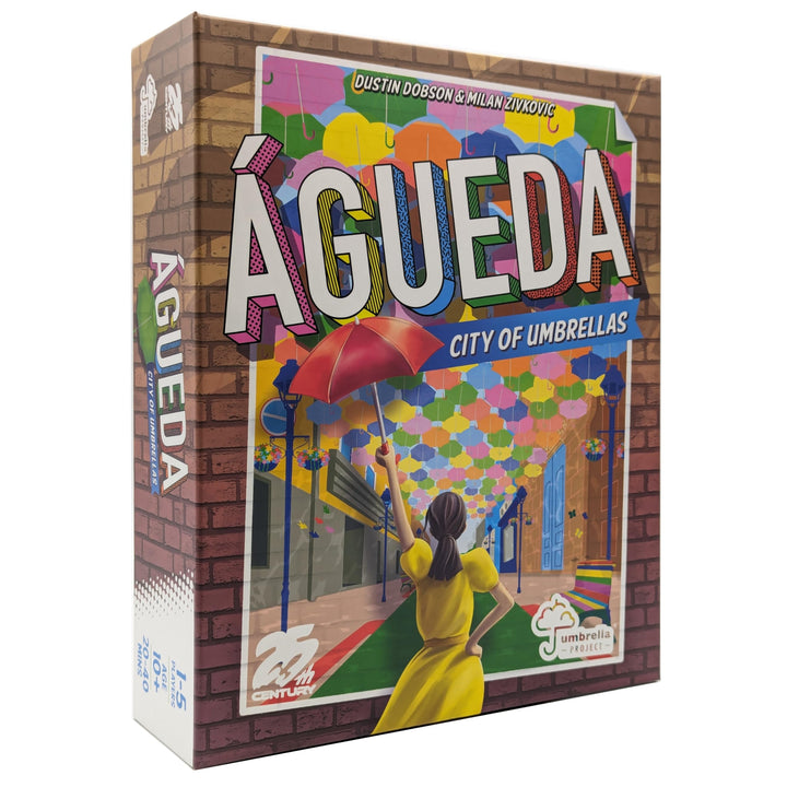 Águeda: City of Umbrellas, Strategy Board Game for 1 to 5 Players and Ages 10+ - 25th Century Games