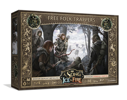 CMON A Song of Ice and Fire Tabletop Miniatures Free Folk Trappers Unit Box - Master The Art of Cunning Tactics! Strategy Game for Adults, Ages 14+, 2+ Players, 45-60 Minute Playtime, Made by CMON 1