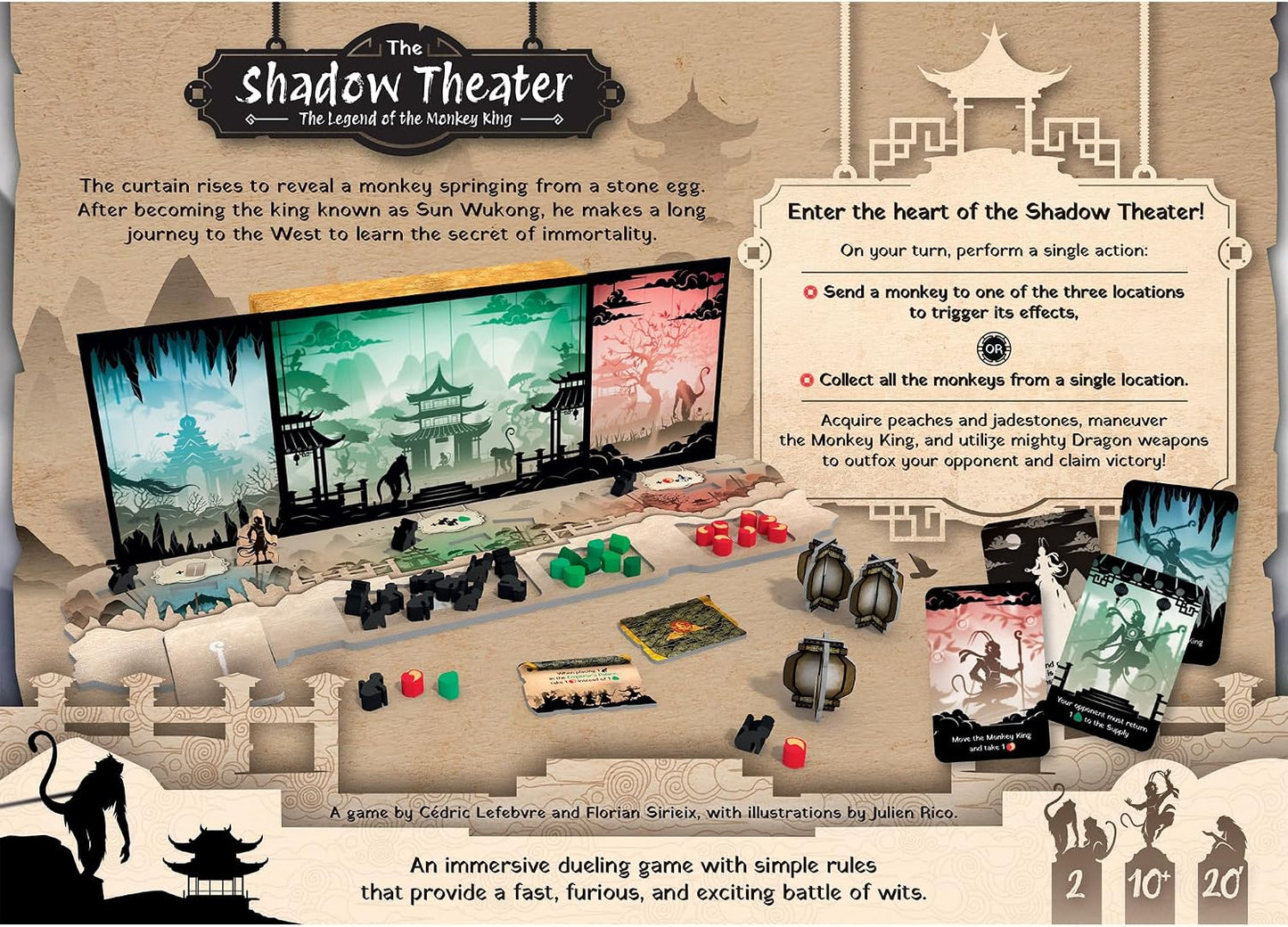 The Shadow Theater the Legend of the Monkey King Board Game