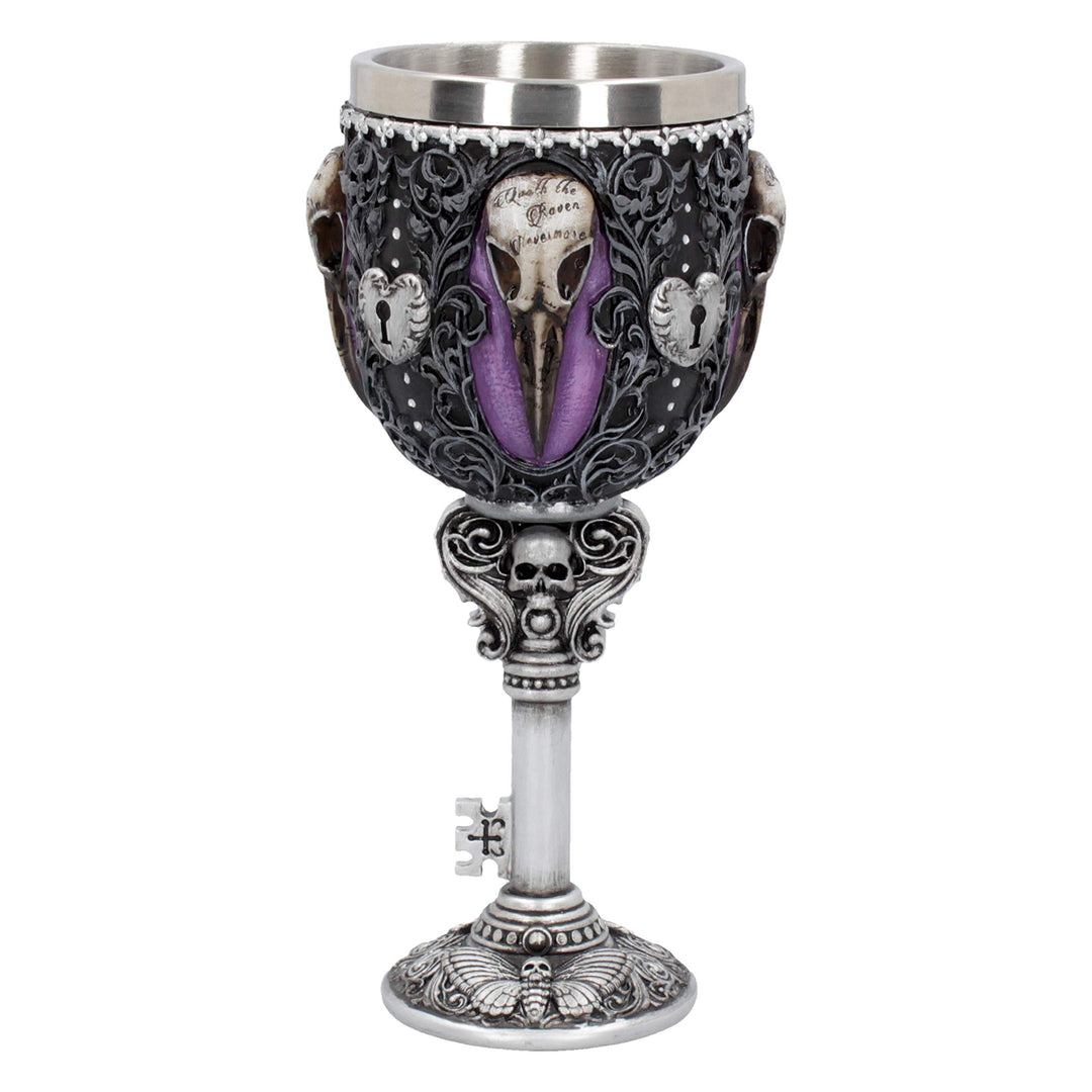 Edgar Allen Poe Nevermore Raven Goblet Edgars 18cm