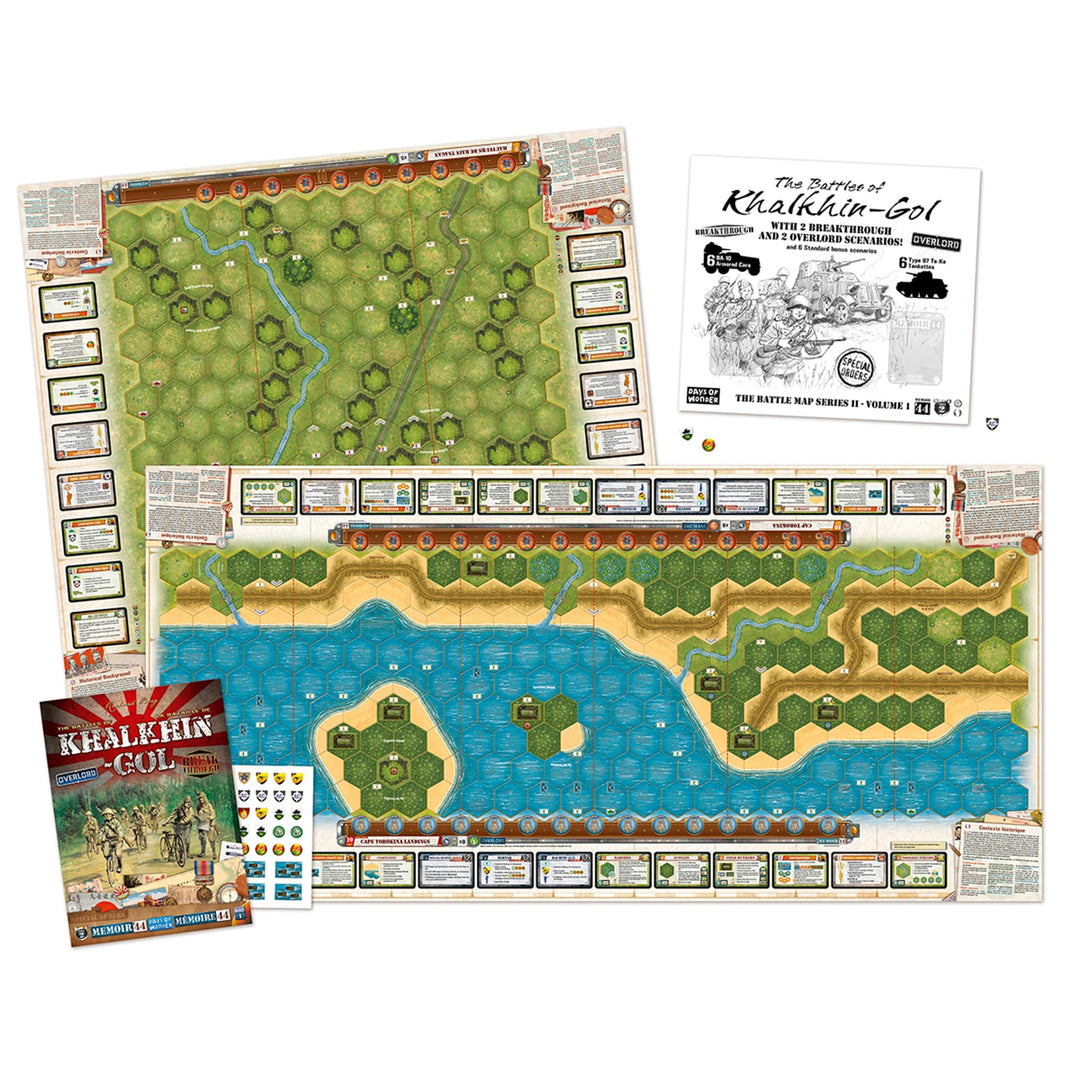 Memoir '44 Battles of Khalkhin-Gol Board Game EXPANSION - Relive Epic Clashes of WWII's Eastern Front! Strategy Game for Kids & Adults, Ages 8+, 2 Players, 30-60 Min Playtime, Made by Days of Wonder