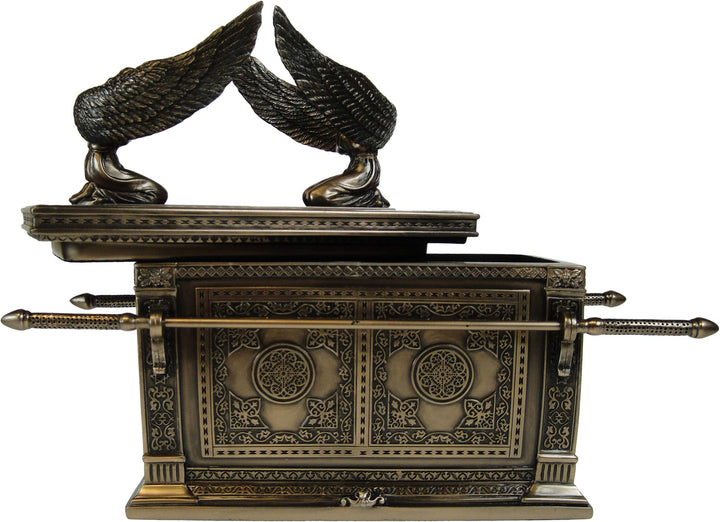 Bronzed Ark of the Covenant With Winged Cherrubs 28cm