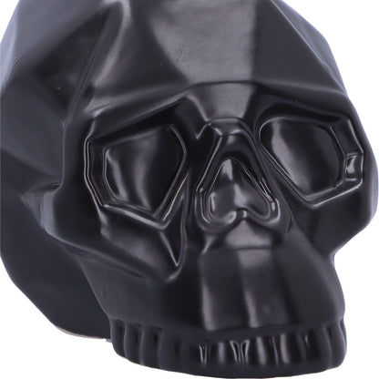 Geometric Black Skull Money Box 11.6cm 6