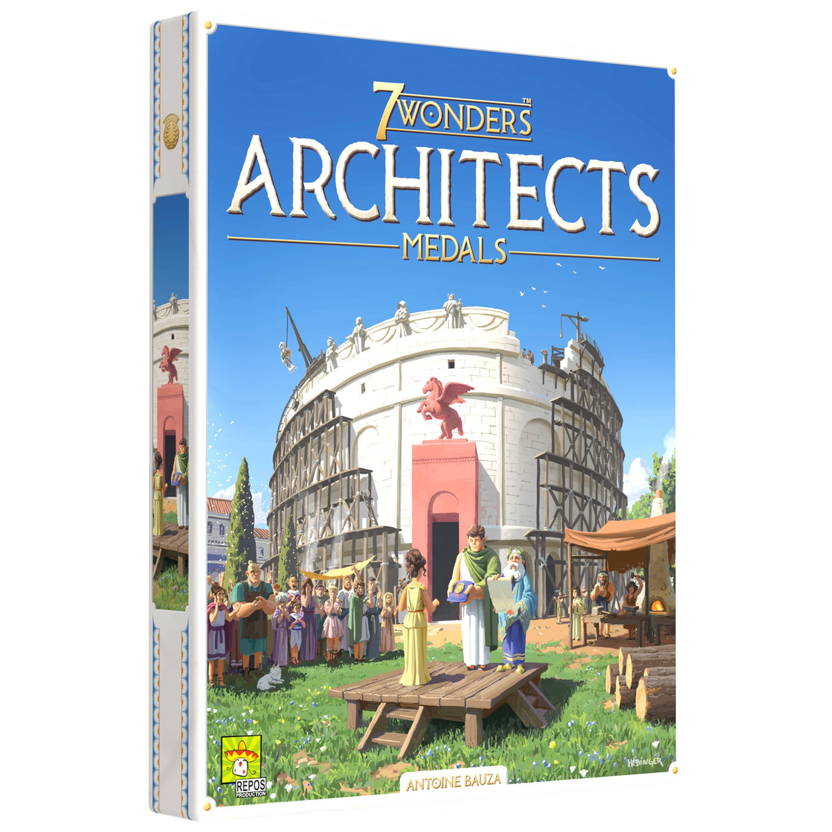 7 Wonders Architects Medals Board Game Expansion New Wonders Strategies 2