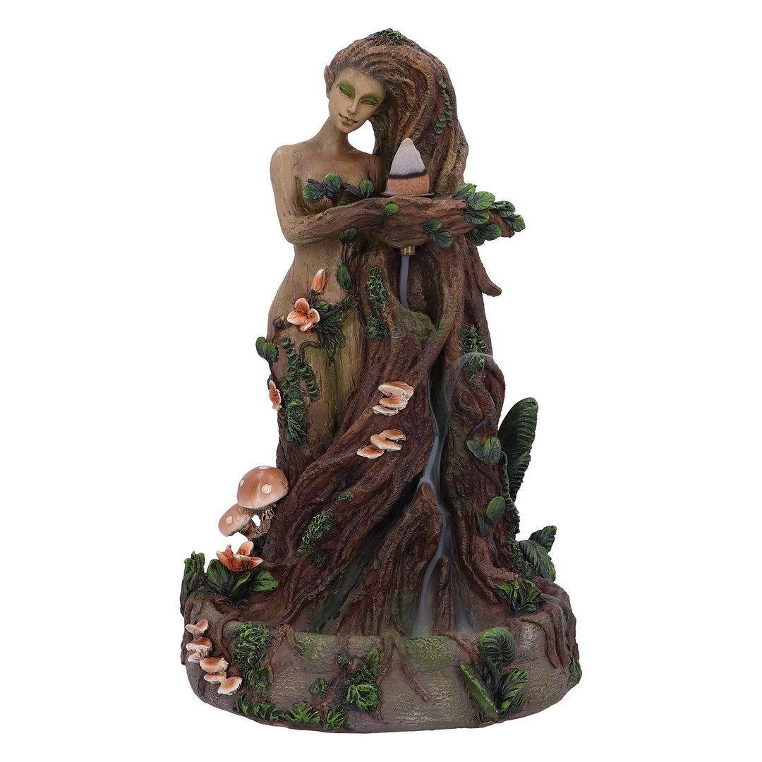 Lady Earth Female Tree Spirit Natural Backflow Incense Burner 23.5cm