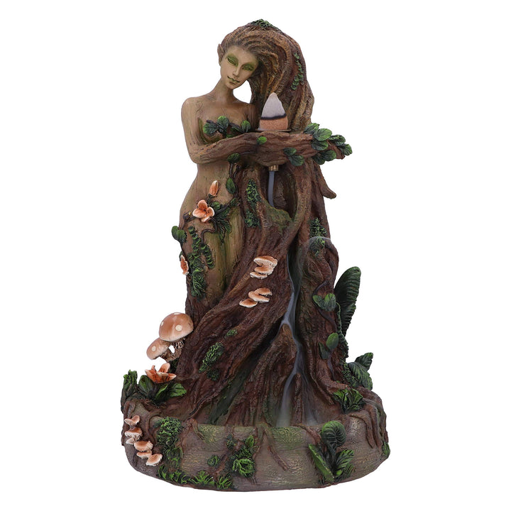 Lady Earth Female Tree Spirit Natural Backflow Incense Burner 23.5cm