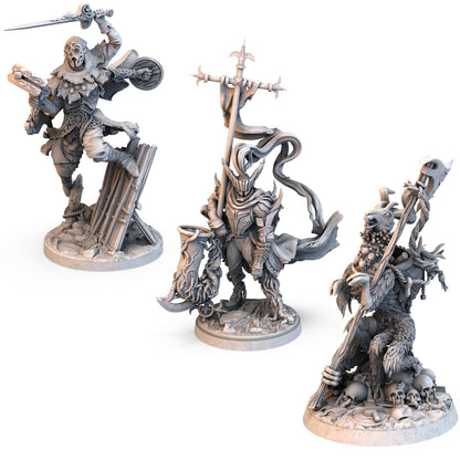 Awaken Realms Tainted Grail: Kings of Ruin Wyrd Encounters Board Game Expansion - Enhance Your Immersion with Plastic Guardian Models! Ages 14+, 1-4 Players, 2-3 Hour Playtime, Made 3