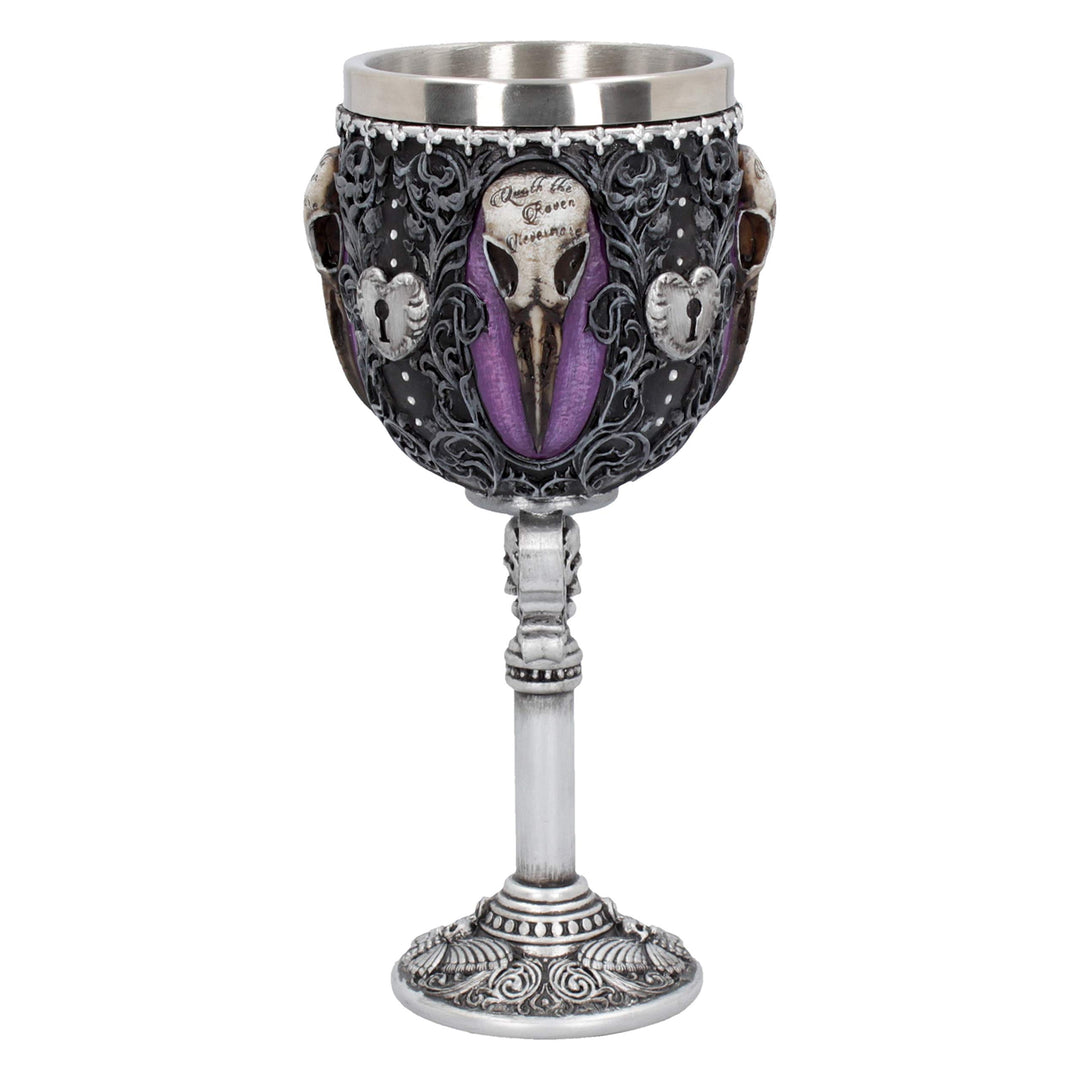Edgar Allen Poe Nevermore Raven Goblet Edgars 18cm