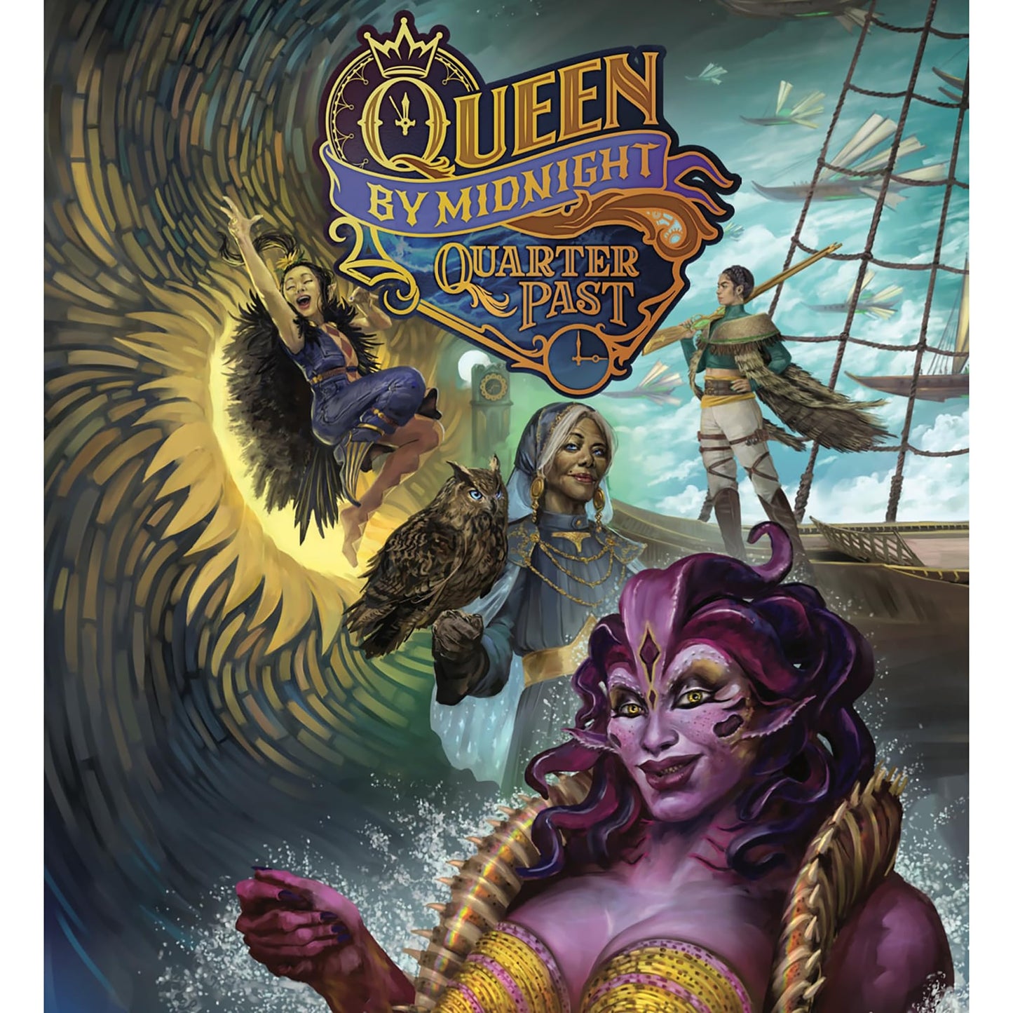 Critical Role: Queen by Midnight: Quarter Past - Standalone Expansion, Deck-Building Board Game, Princess Battle-Royal Fight, Ages 12+, 2-4 Players 5
