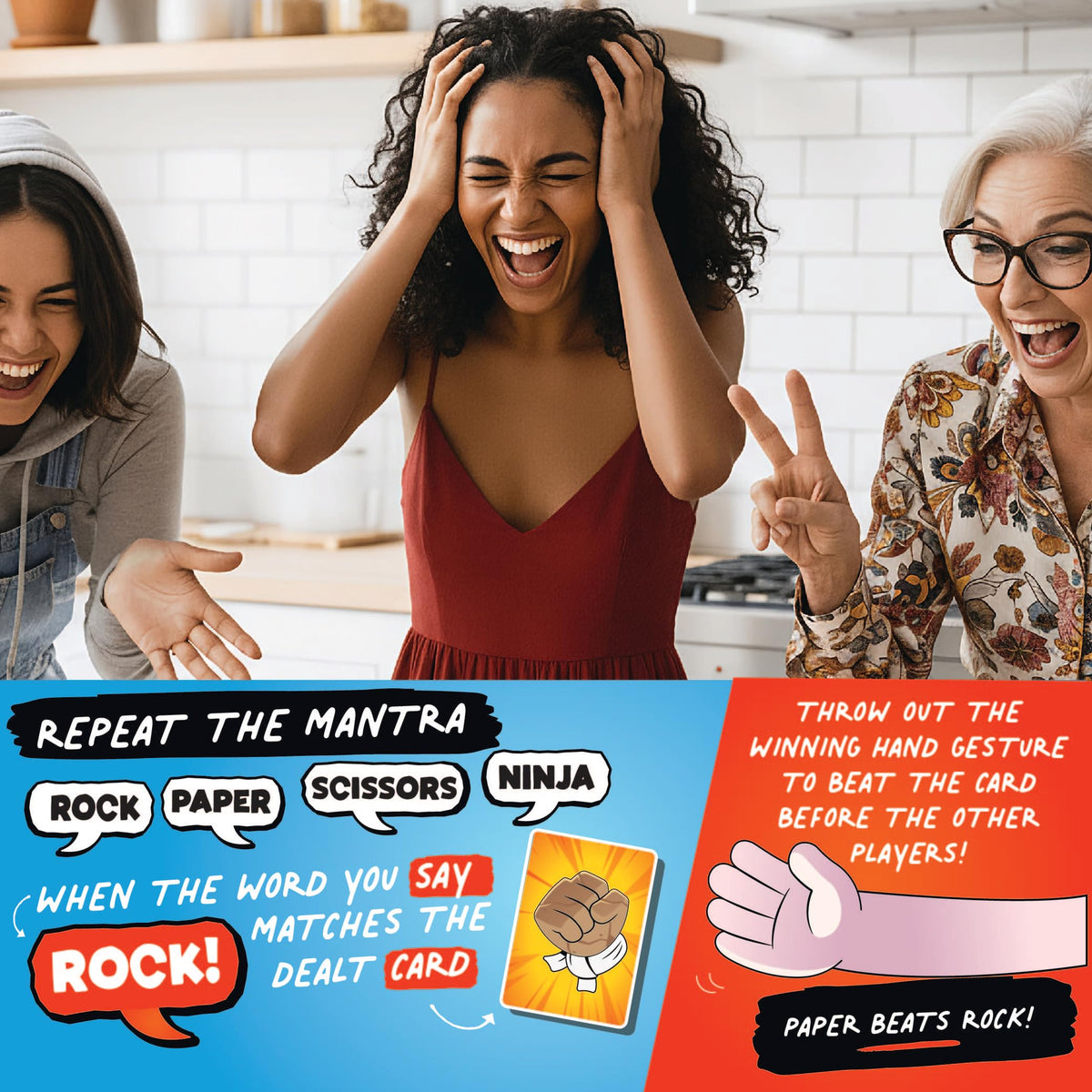 Rock Paper Scissors Ninja Card Game by Format Games 3