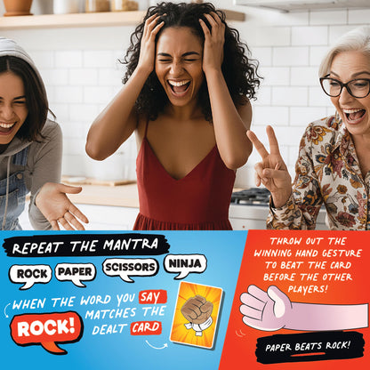 Rock Paper Scissors Ninja Card Game by Format Games 3