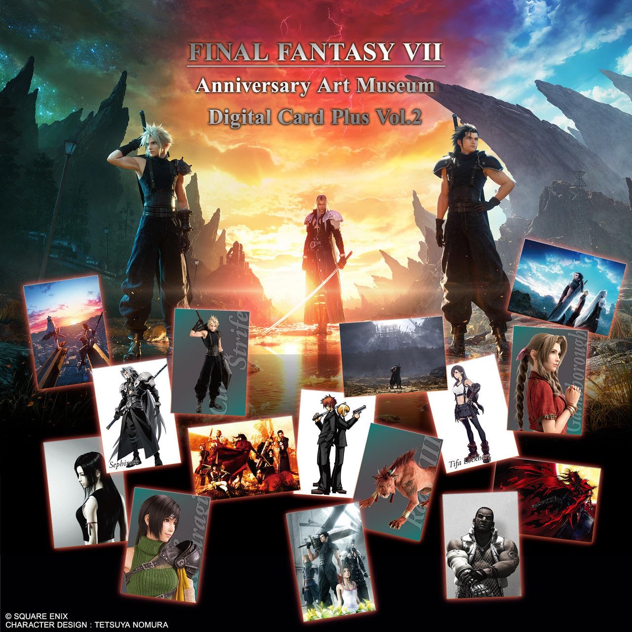 Final Fantasy VII TCG Anniversary Art Museum Digital Card Plus Vol. 2 présentoir boosters (20) *ANGLAIS* 1