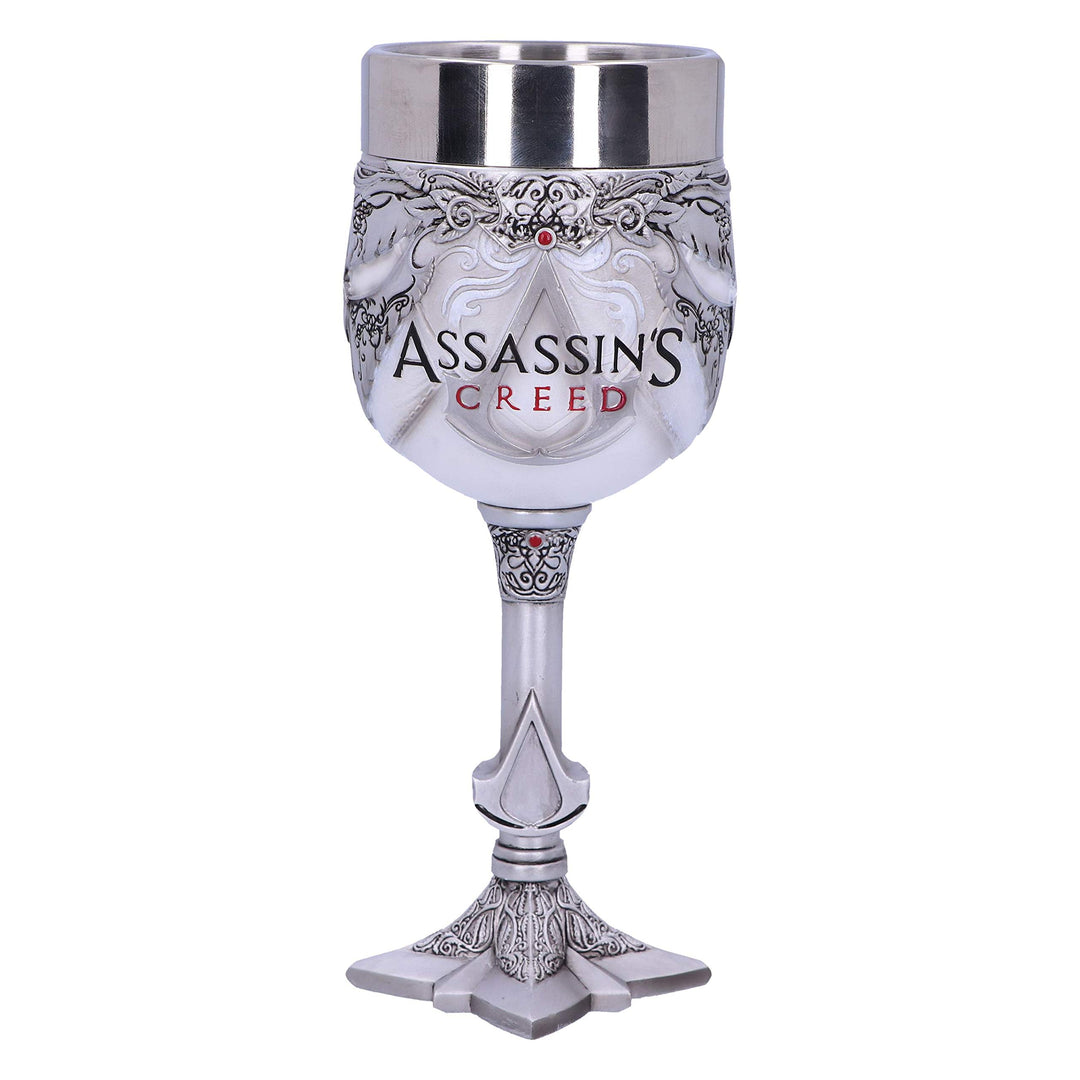 Assassins Creed White Game Goblet 20.5cm Officially Licensed