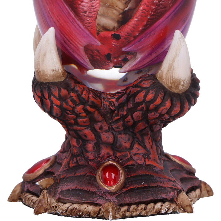 Elemental Dragonlings Fire Dragon in Clear Egg 12cm