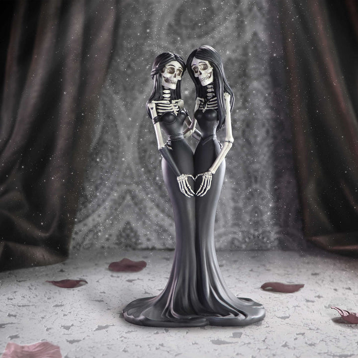 Eternal Sisters Gothic Skeletons Figurine 24cm