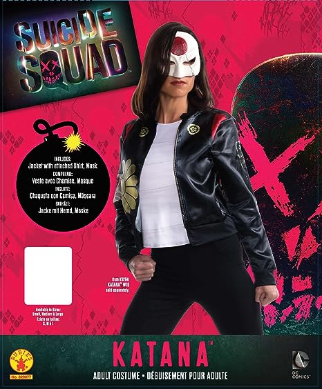 Suicide Squad Katana Costume Womens Kit