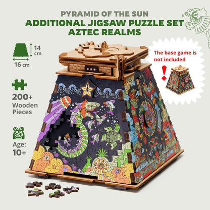 Aztec Realms Pyramid of the Sun Puzzleset Board Game Expansion