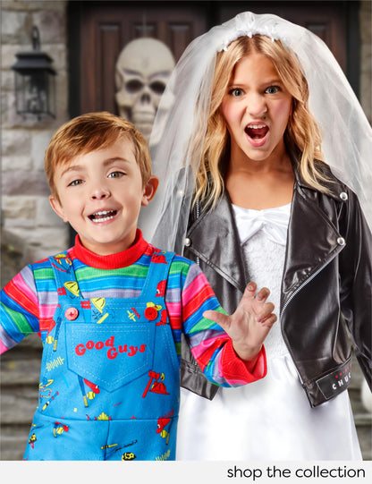Bride of Chucky Tiffany Valentine Costume Dress for Girls 7