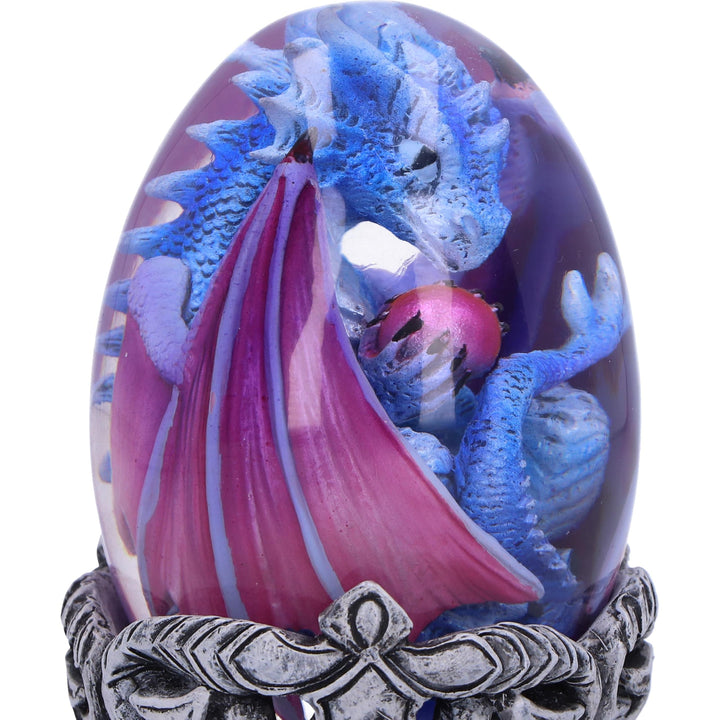 Elemental Dragonlings Water Dragon in Clear Egg 11cm