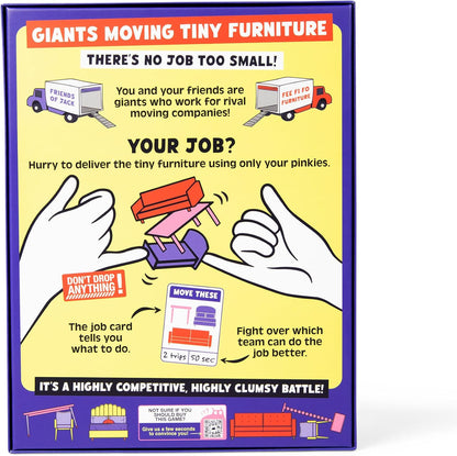 Giants Moving Tiny Furniture Card Game