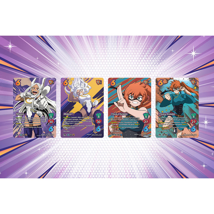 Universus My Hero Academia: Girl Power Booster Display - Includes 24 Booster Packs (11 Cards Ea), Deck-Building Card Game, Powerful Female Characters