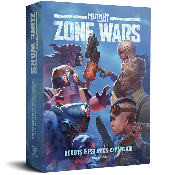 Free League: Mutant Year Zero: Zone Wars - Robots & Psionics Expansion - Boxed Miniatures Wargame, 2 New Factions, Tabletop RPG Skirmish Mayhem