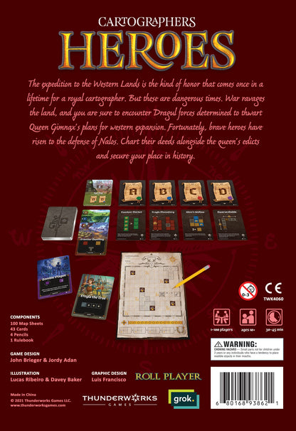 Cartographers Heroes Board Game by Thunderworks 2