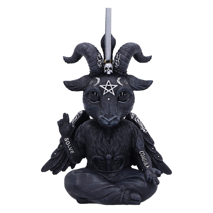Baphoboo Black Baby Baphomet Hanging Decorative Ornament 11cm