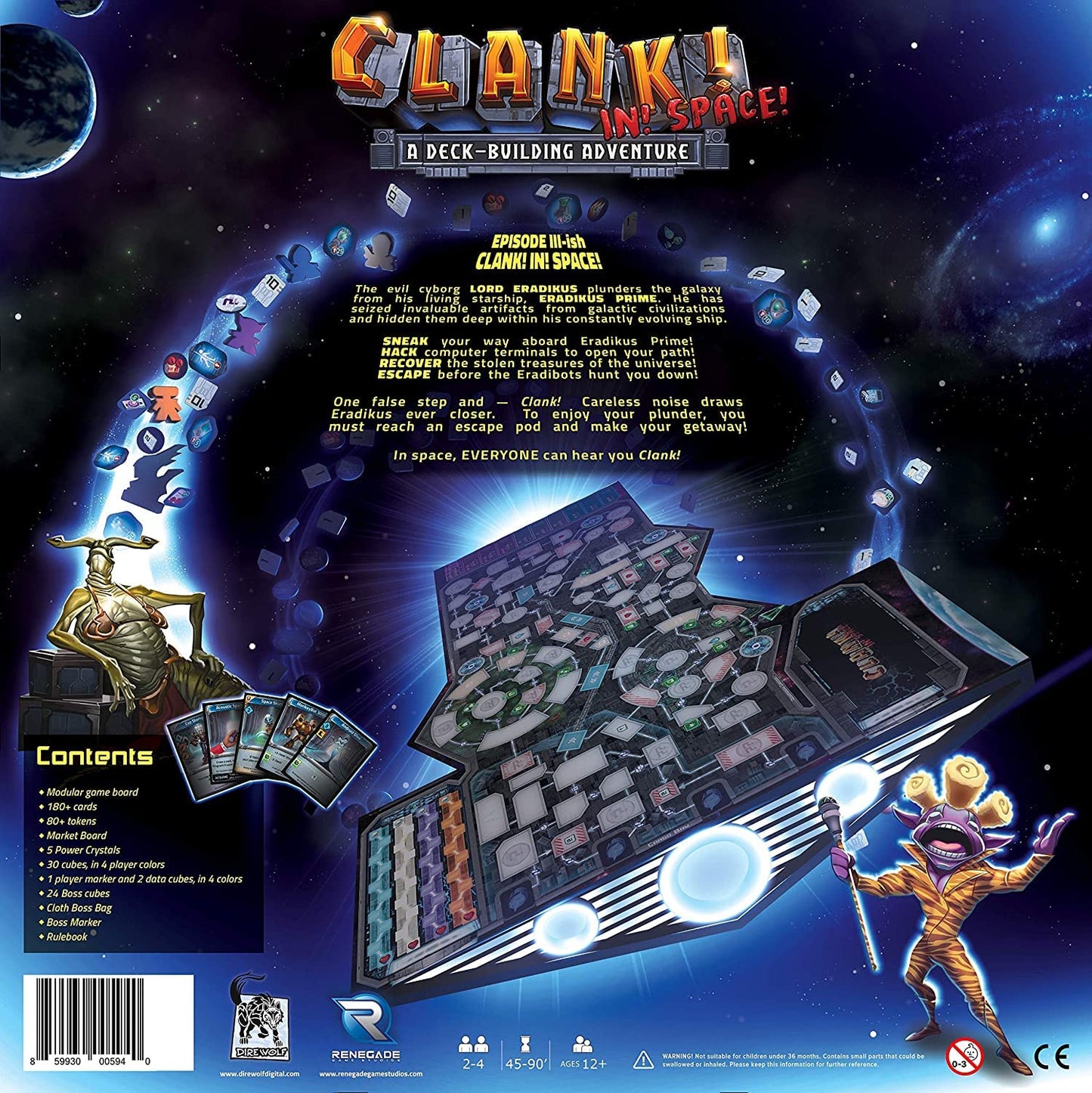 Clank In Space Board Game by Direwolf 8