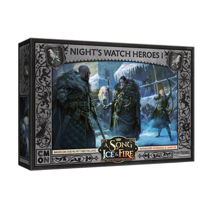 CMON A Song of Ice and Fire Tabletop Miniatures Game Night's Watch Heroes I Box Set (Multilingual Edition) - Strategy Game for Adults, Ages 14+, 2+ Players, 45-60 Minute Playtime, Made by CMON 1