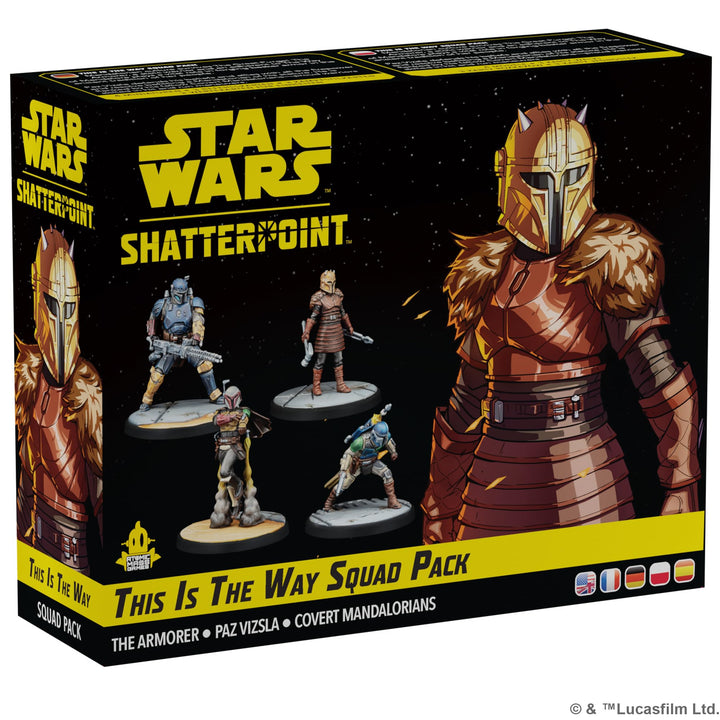 Star Wars Shatterpoint This is The Way Squad Pack - Tabletop Miniatures Game, Strategy Game for Kids and Adults, Ages 14+, 2 Players, 90 Minute Playtime, Made by Atomic Mass Games