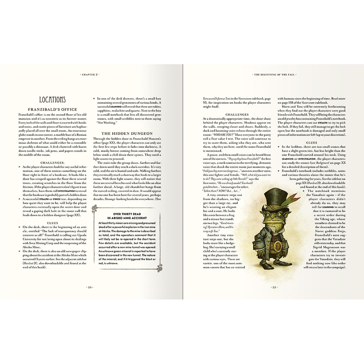 Vaesen the Lost Mountain Saga Roleplaying Game by Free League 2