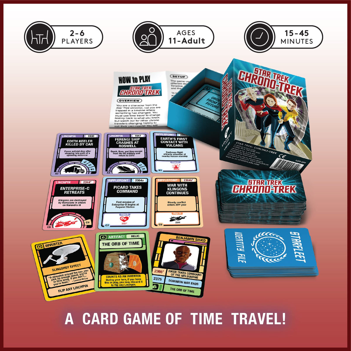 Looney Labs Star Trek Chrono-Trek Card Game - Epic Star Trek Adventure in Alternate Realities 3